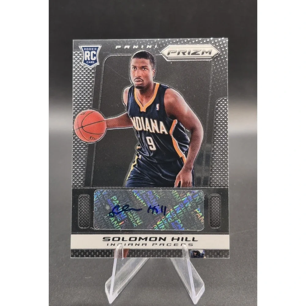 2013-14 Panini Solomon Hill 18 Rookie Signatures Prizm RC Autograph Pacers